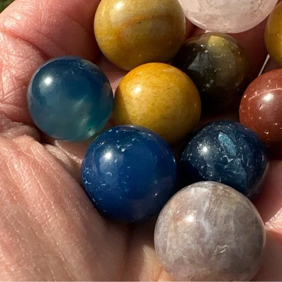 Colorful Stone Sphere Set - Picture 8 of 16